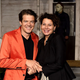 Producer Jason Blum, left, with Universal Pictures chairman Donna Langley, at the premiere of Halloween in Hollywood Wednesday night.